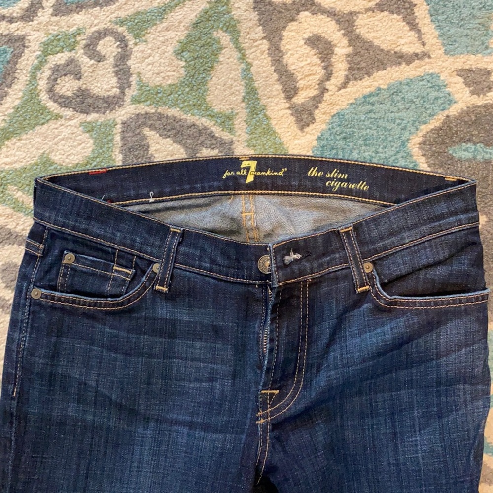 7 For All Mankind The slim Cigarette Jeans Size 29